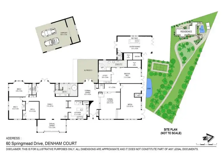Floorplan of Homely house listing, 60 Springmead Drive, Denham Court NSW 2565