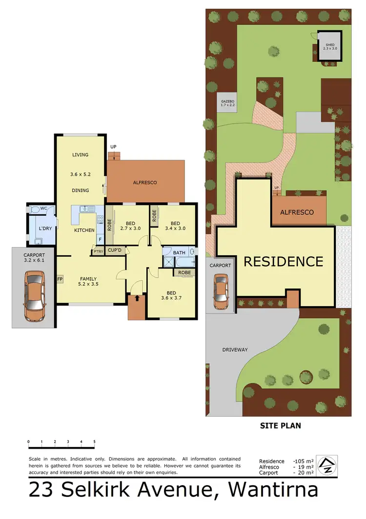 Floorplan of Homely house listing, 23 Selkirk Avenue, Wantirna VIC 3152