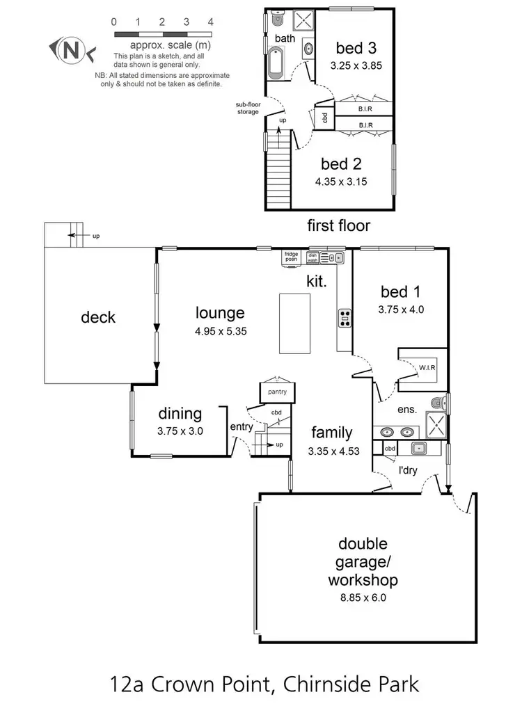 Floorplan of Homely house listing, 12a Crown Point, Chirnside Park VIC 3116