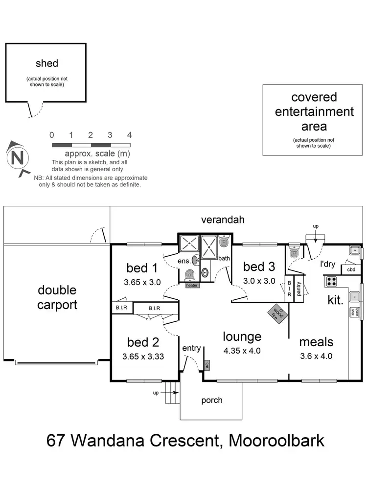 Floorplan of Homely house listing, 67 Wandana Crescent, Mooroolbark VIC 3138