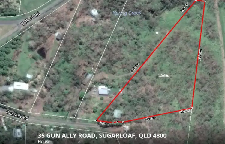 Floorplan of Homely rural property listing, 35 Gun-Ally Road, Sugarloaf QLD 4800