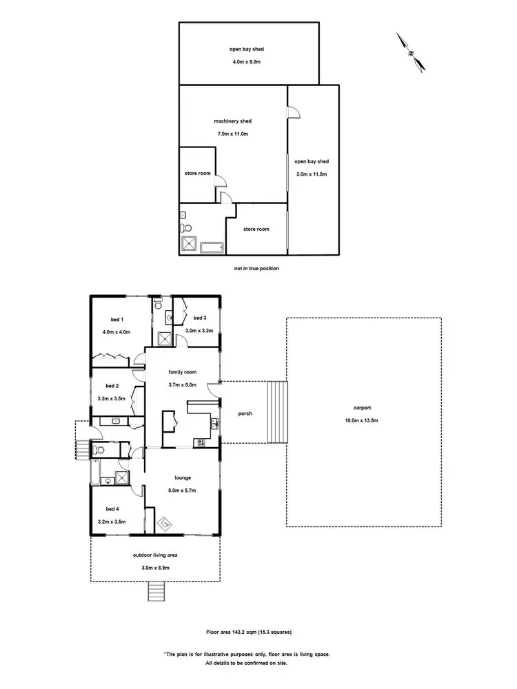 Floorplan of Homely house listing, 310 Dalry Road, Launching Place VIC 3139