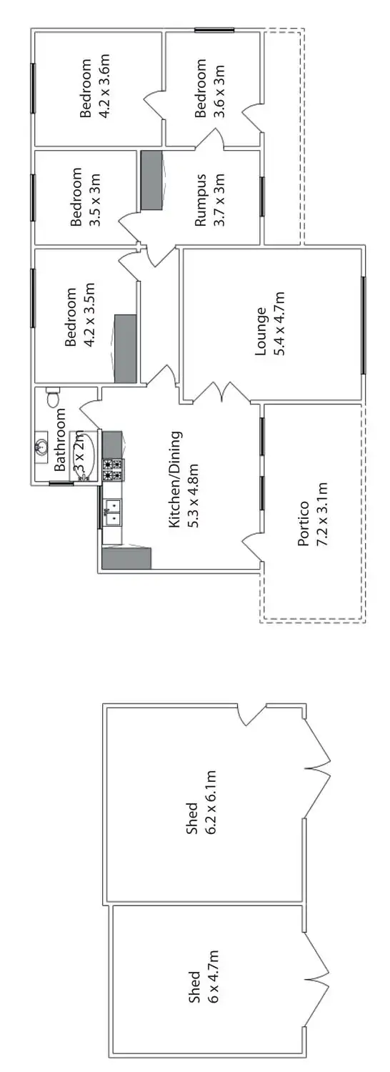 Floorplan of Homely house listing, 76 Pitman Avenue, Buronga NSW 2739