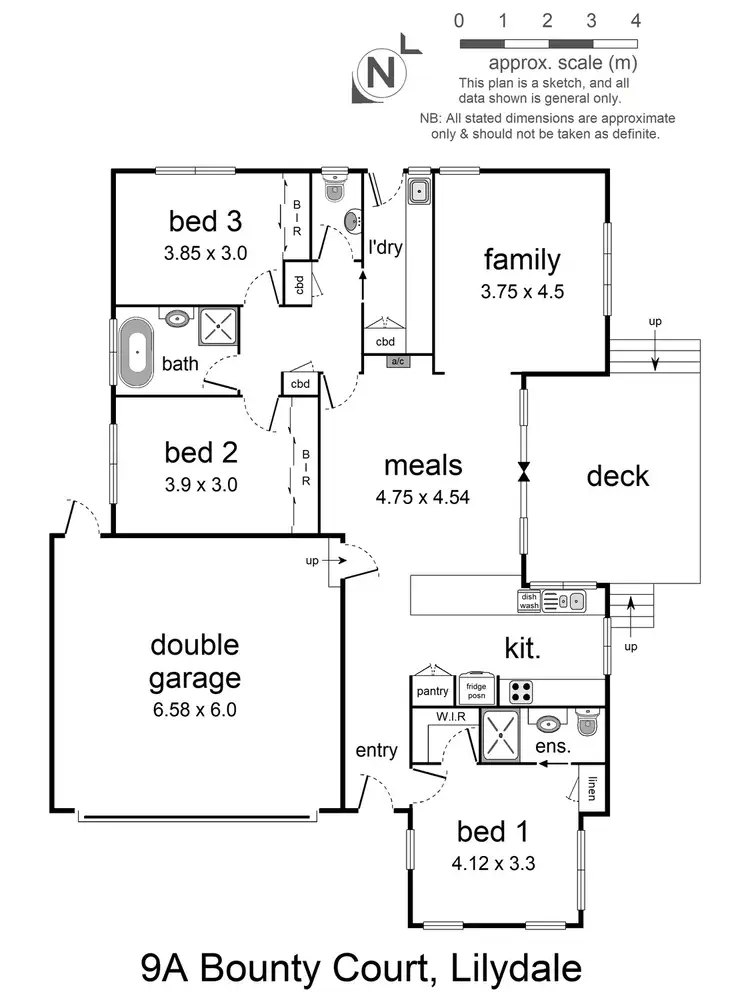 Floorplan of Homely house listing, 9a Bounty Court, Lilydale VIC 3140