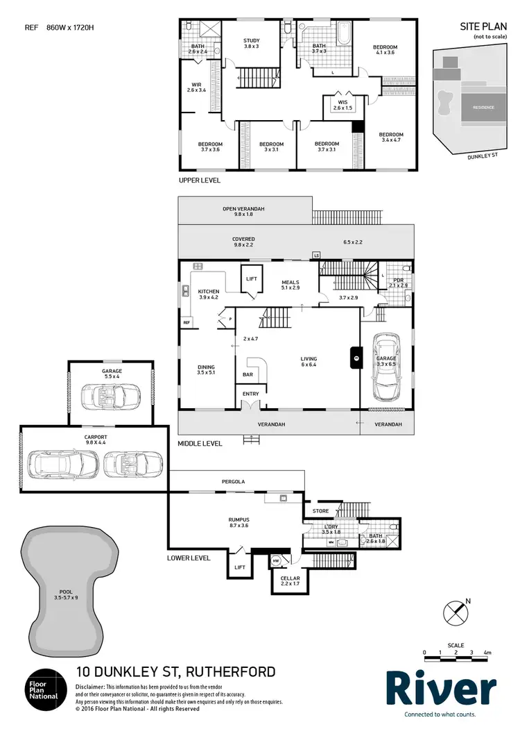 Floorplan of Homely house listing, 10 Dunkley Street, Rutherford NSW 2320