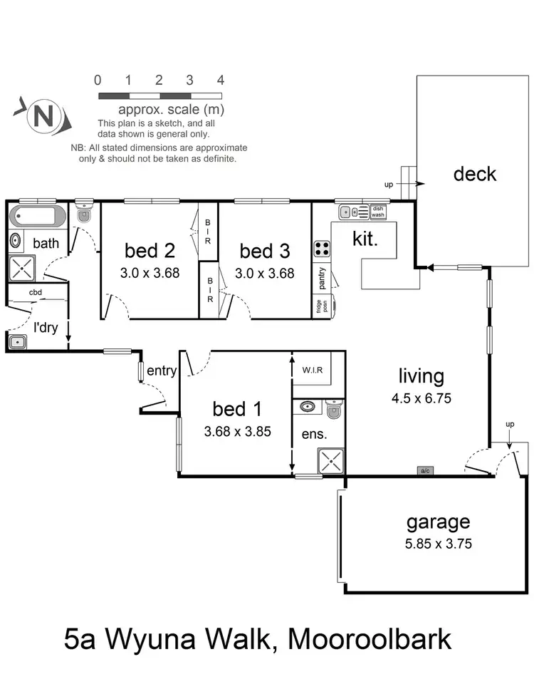 Floorplan of Homely house listing, 5a Wyuna Walk, Mooroolbark VIC 3138