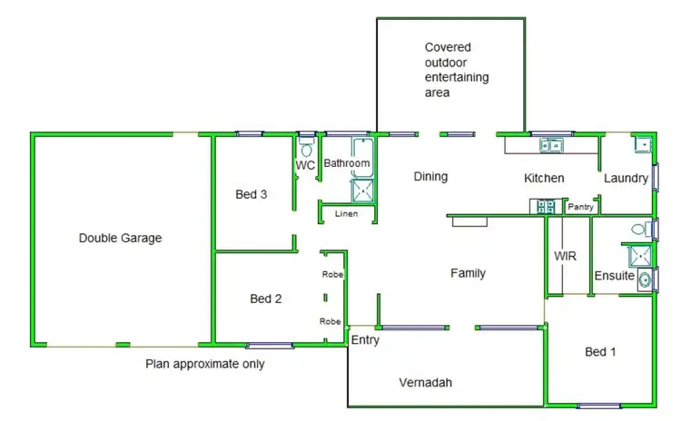 Floorplan of Homely house listing, 2 Gennari Road, Kialla VIC 3631