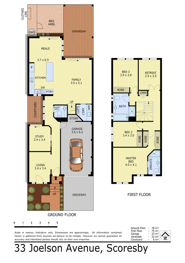 Floorplan of Homely house listing, 33 Joelson Avenue, Scoresby VIC 3179