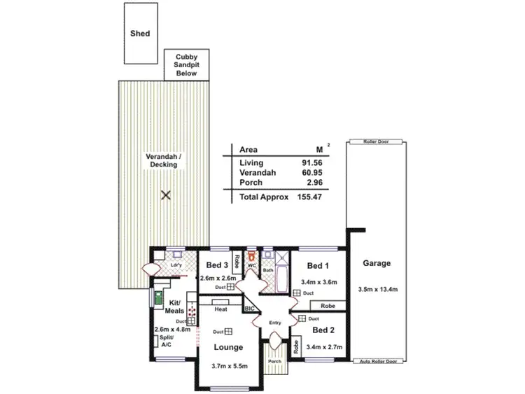 Floorplan of Homely house listing, 24 Corroboree Road, Modbury North SA 5092