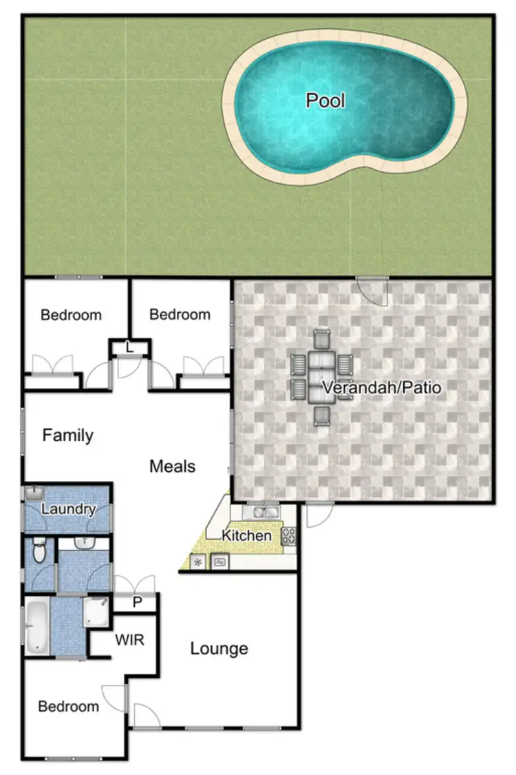 Floorplan of Homely house listing, 36 Terrapin Drive, Narre Warren South VIC 3805