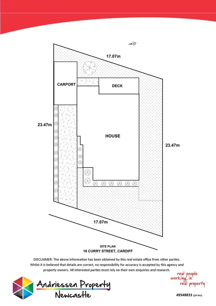 Floorplan of Homely house listing, 16 Curry Street, Cardiff NSW 2285