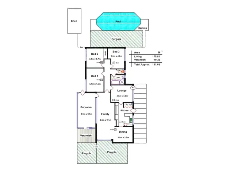 Floorplan of Homely house listing, 236 Kesters Road, Para Hills SA 5096