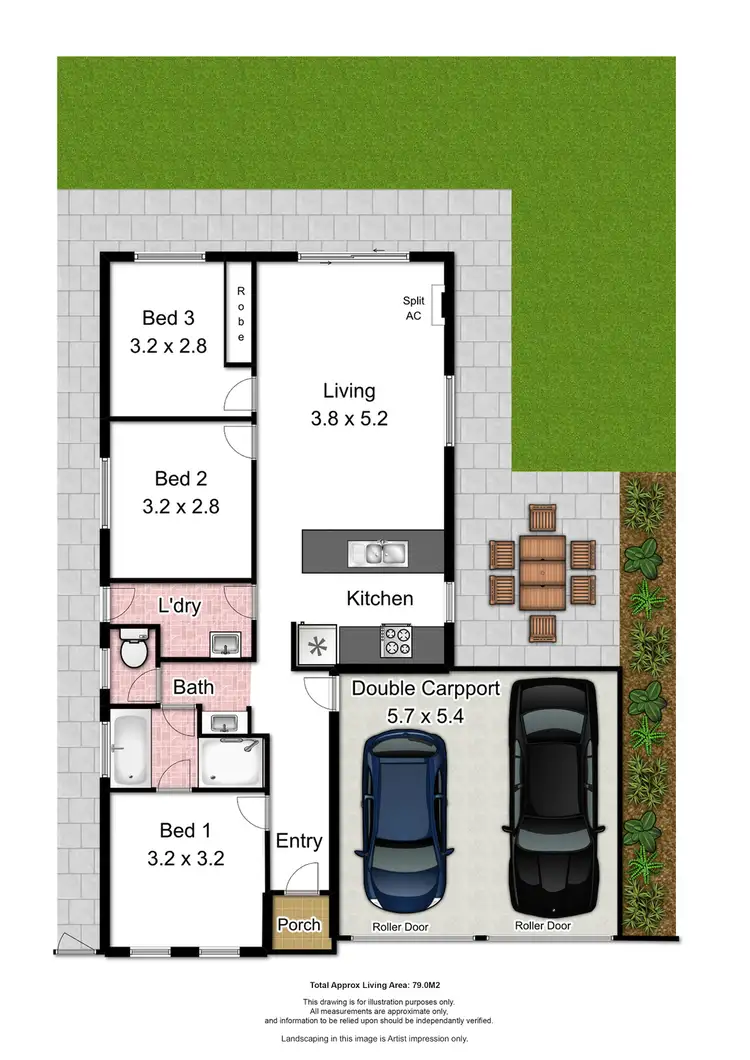 Floorplan of Homely house listing, 15 Edgehill Walk, Noarlunga Downs SA 5168