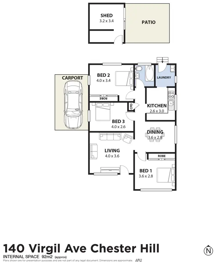 Floorplan of Homely house listing, 140 Virgil Avenue, Chester Hill NSW 2162