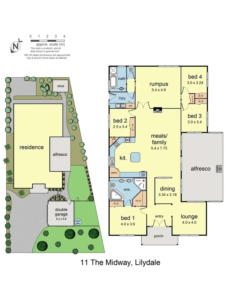 Floorplan of Homely house listing, 11 The Midway, Lilydale VIC 3140
