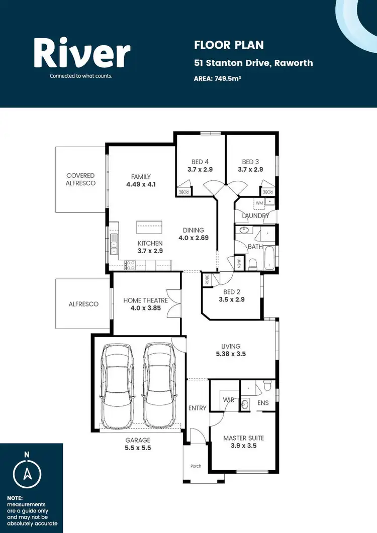 Floorplan of Homely house listing, 51 Stanton Drive, Raworth NSW 2321