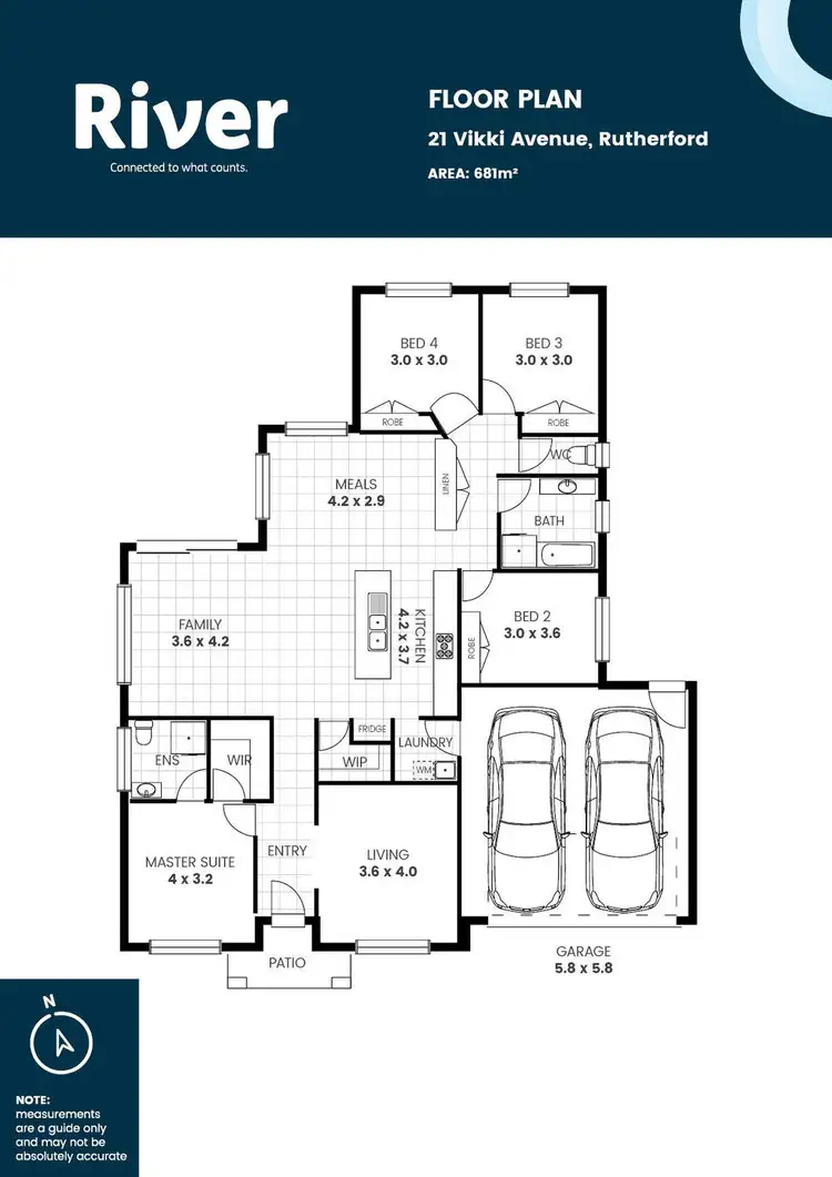 Floorplan of Homely house listing, 21 Vikki Avenue, Rutherford NSW 2320