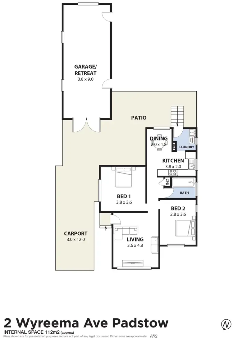 Floorplan of Homely house listing, 2 Wyreema Avenue, Padstow NSW 2211