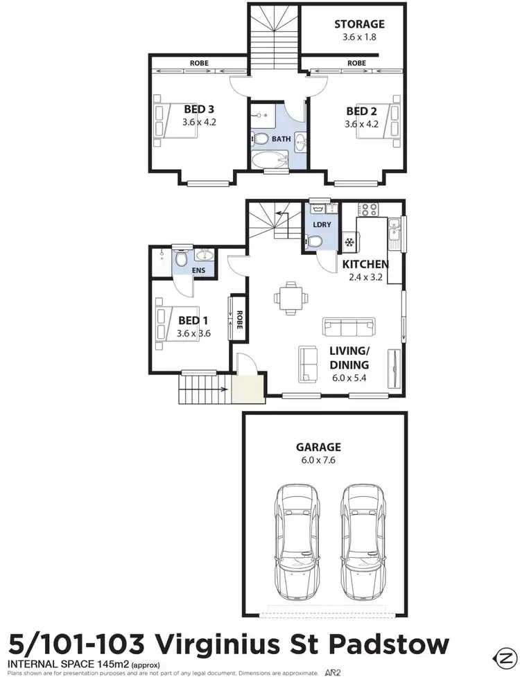 Floorplan of Homely townhouse listing, 5/101-103 Virginius Street, Padstow NSW 2211