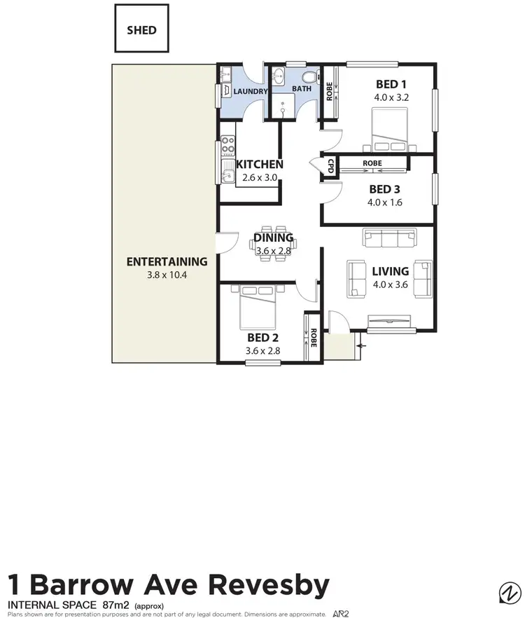 Floorplan of Homely house listing, 1 Barrow Street, Revesby NSW 2212