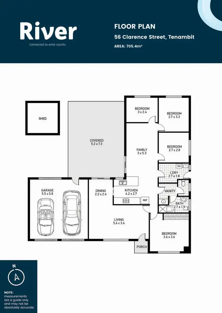 Floorplan of Homely house listing, 56 Clarence Street, Tenambit NSW 2323
