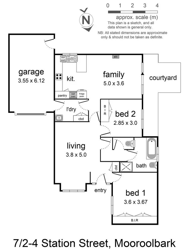 Floorplan of Homely unit listing, 7/2-4 Station Street, Mooroolbark VIC 3138