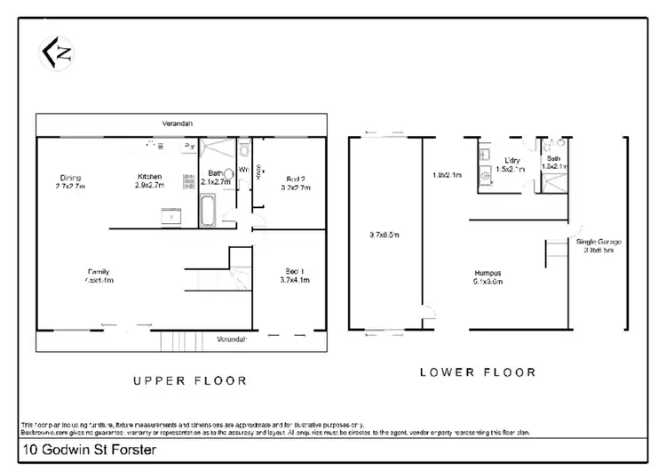 Floorplan of Homely house listing, 10 Godwin Street, Forster NSW 2428
