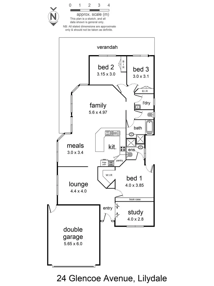 Floorplan of Homely house listing, 24 Glencoe Place, Lilydale VIC 3140