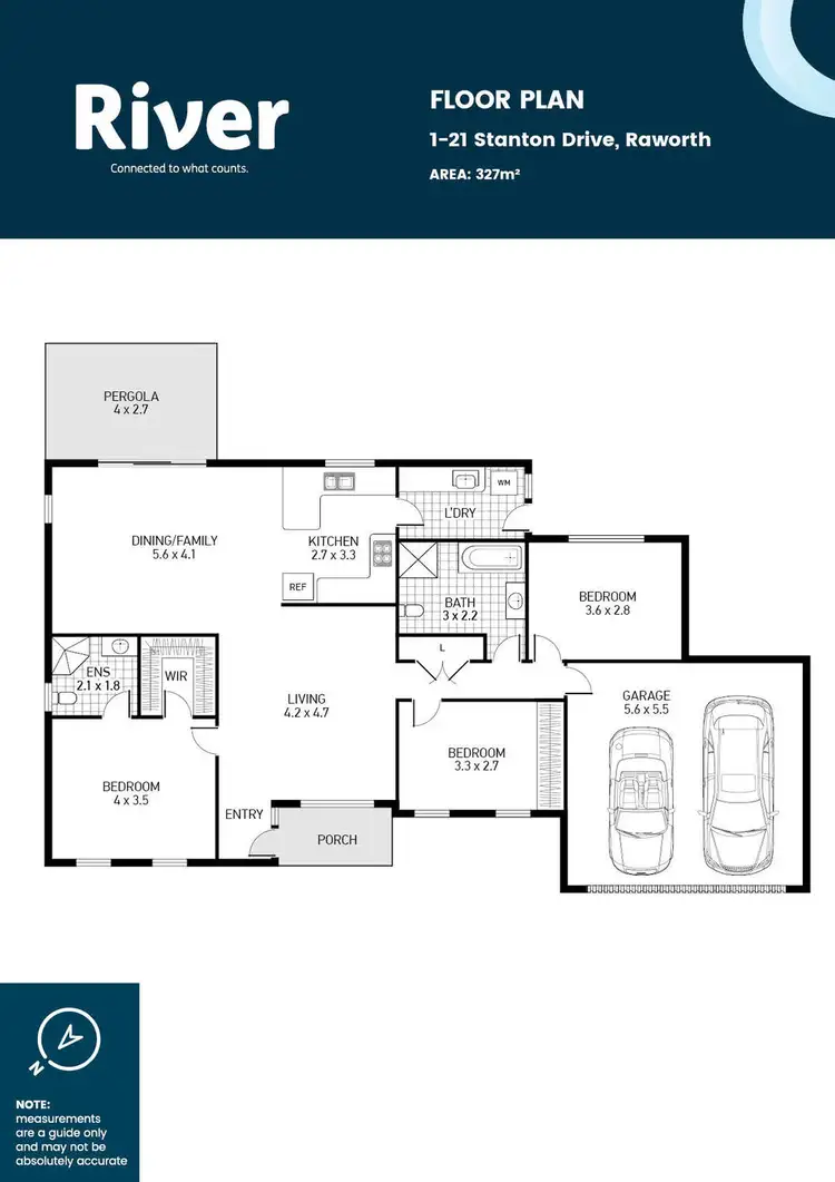Floorplan of Homely house listing, 1/21 Stanton Drive, Raworth NSW 2321