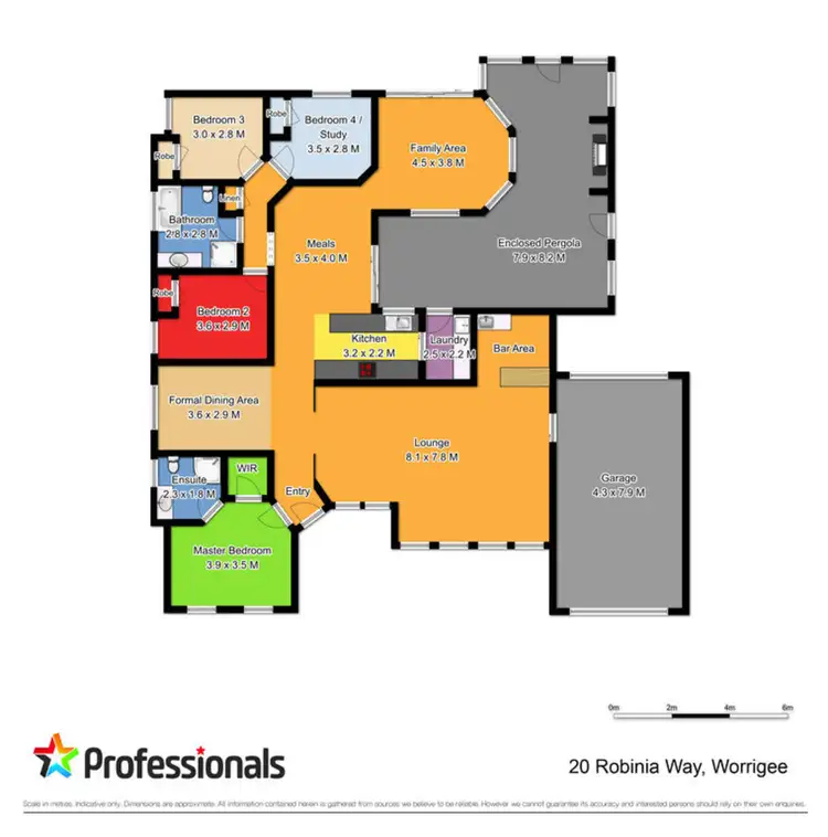 Floorplan of Homely house listing, 20 Robinia Way, Worrigee NSW 2540