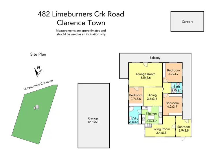 Floorplan of Homely rural property listing, 482 Limeburners Creek Road, Clarence Town NSW 2321