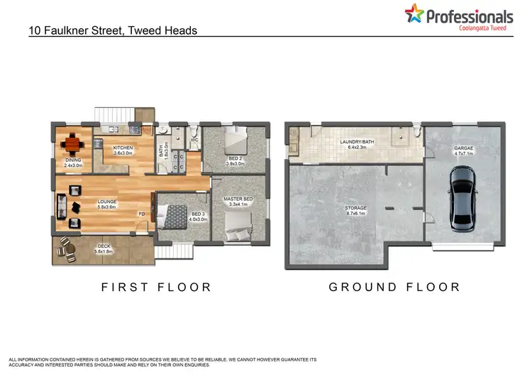 Floorplan of Homely house listing, 10 Faulkner Street, Tweed Heads South NSW 2486