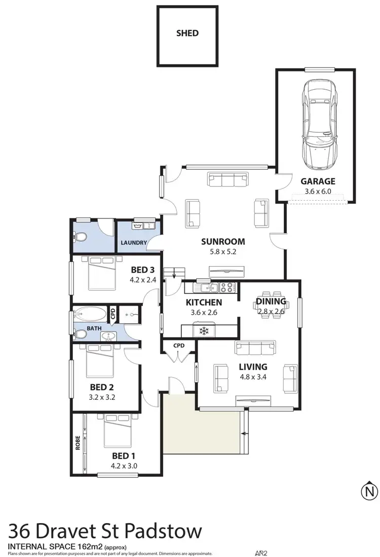 Floorplan of Homely house listing, 36 Dravet Street, Padstow NSW 2211