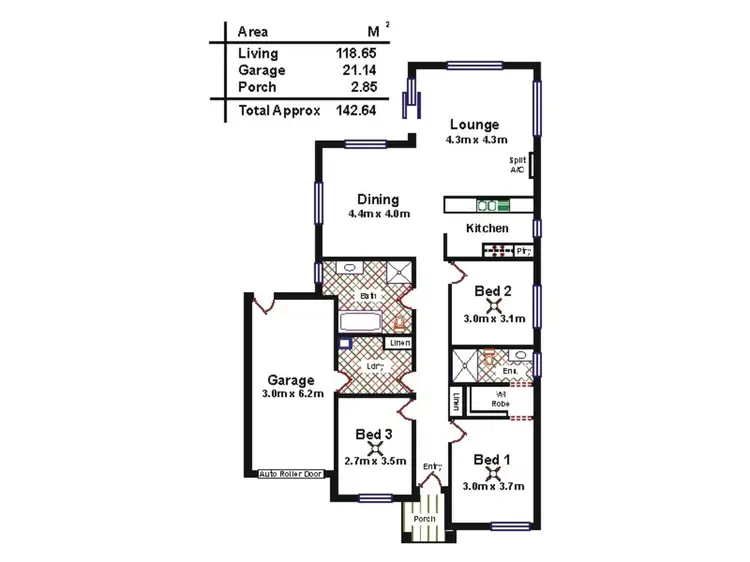 Floorplan of Homely house listing, 21 Almond Circuit, Munno Para West SA 5115