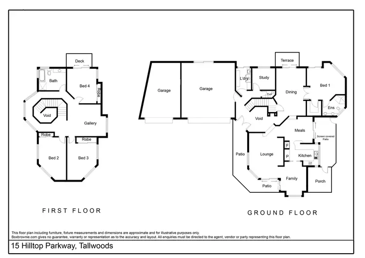 Floorplan of Homely house listing, 15 Hilltop Parkway, Tallwoods Village NSW 2430