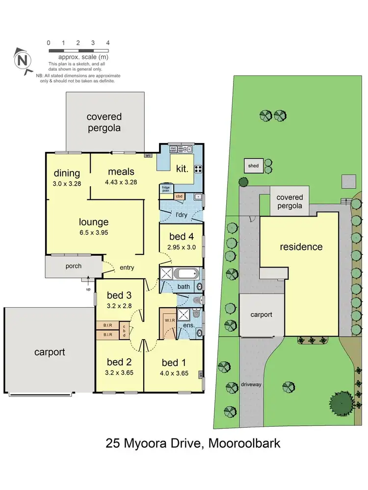 Floorplan of Homely house listing, 25 Myoora Drive, Mooroolbark VIC 3138