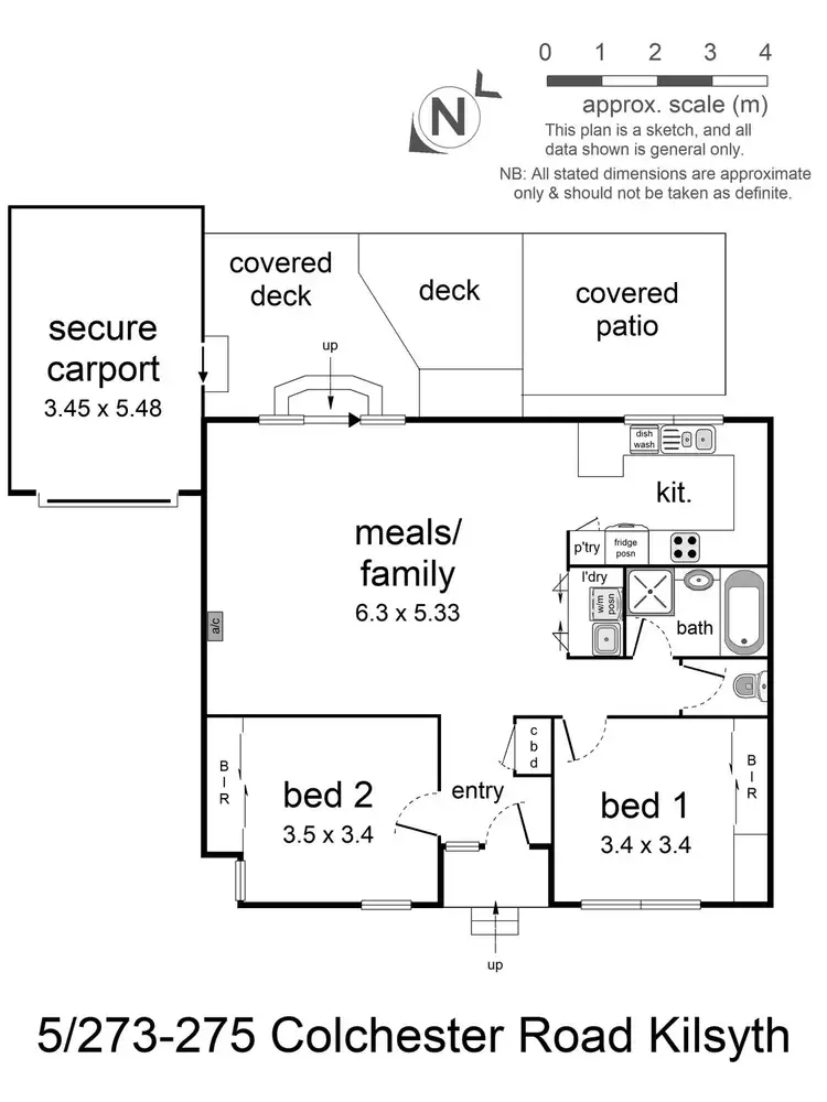 Floorplan of Homely unit listing, 5/273-275 Colchester Road, Kilsyth VIC 3137