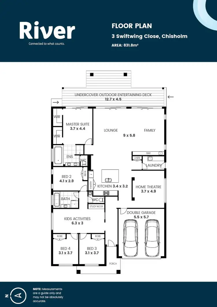 Floorplan of Homely house listing, 3 Swiftwing Close, Chisholm NSW 2322