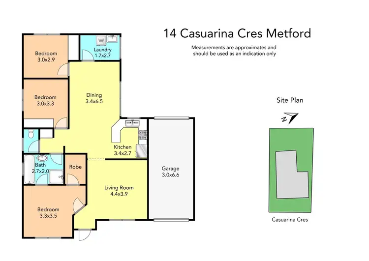 Floorplan of Homely house listing, 14 Casuarina Crescent, Metford NSW 2323