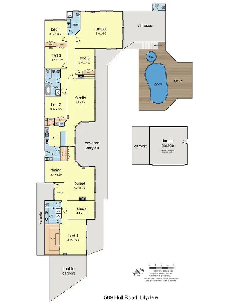 Floorplan of Homely house listing, 589 Hull Road, Lilydale VIC 3140