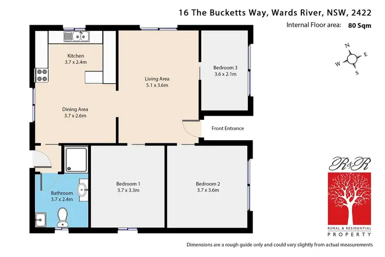 Floorplan of Homely house listing, 16 The Bucketts Way, Wards River NSW 2422