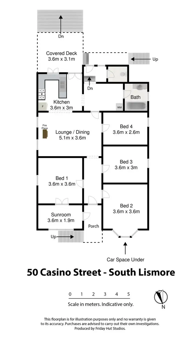 Floorplan of Homely house listing, 50 Casino Street, South Lismore NSW 2480