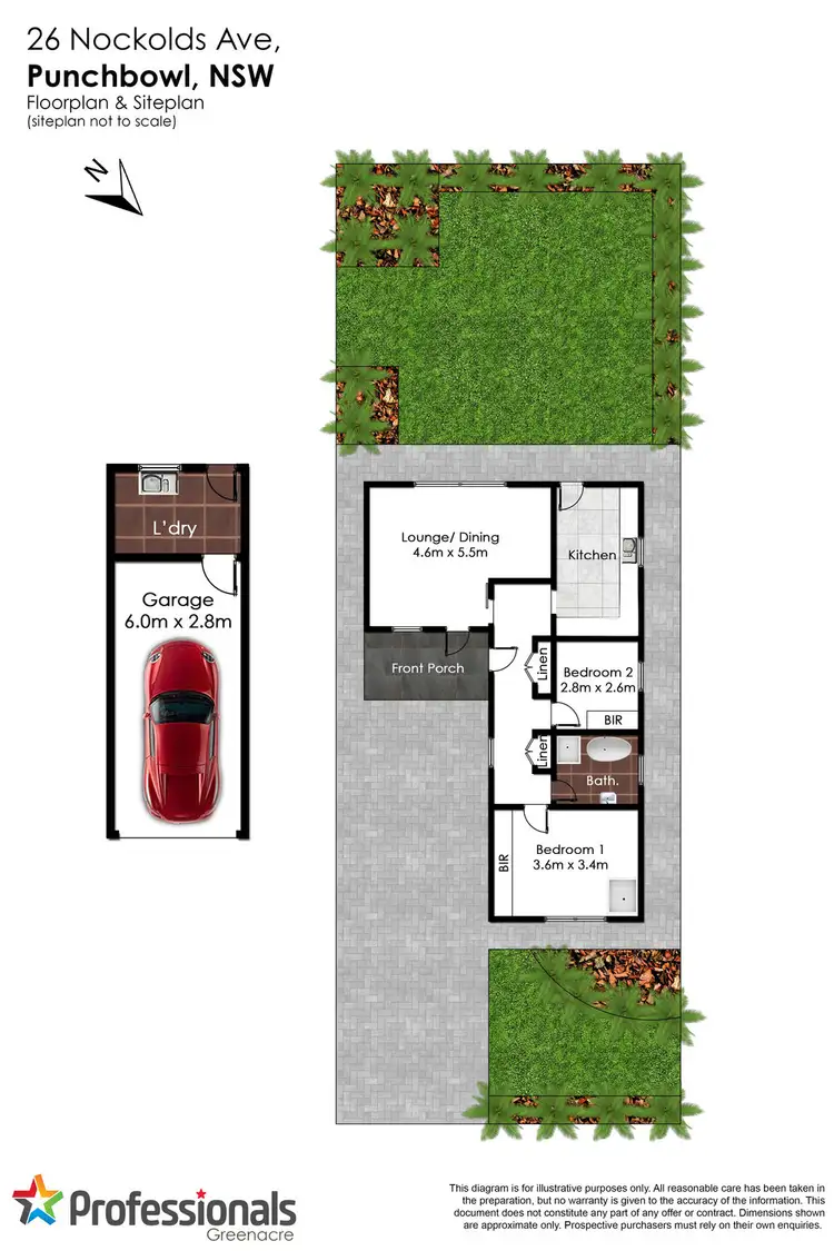 Floorplan of Homely house listing, 26 Nockolds Avenue, Punchbowl NSW 2196