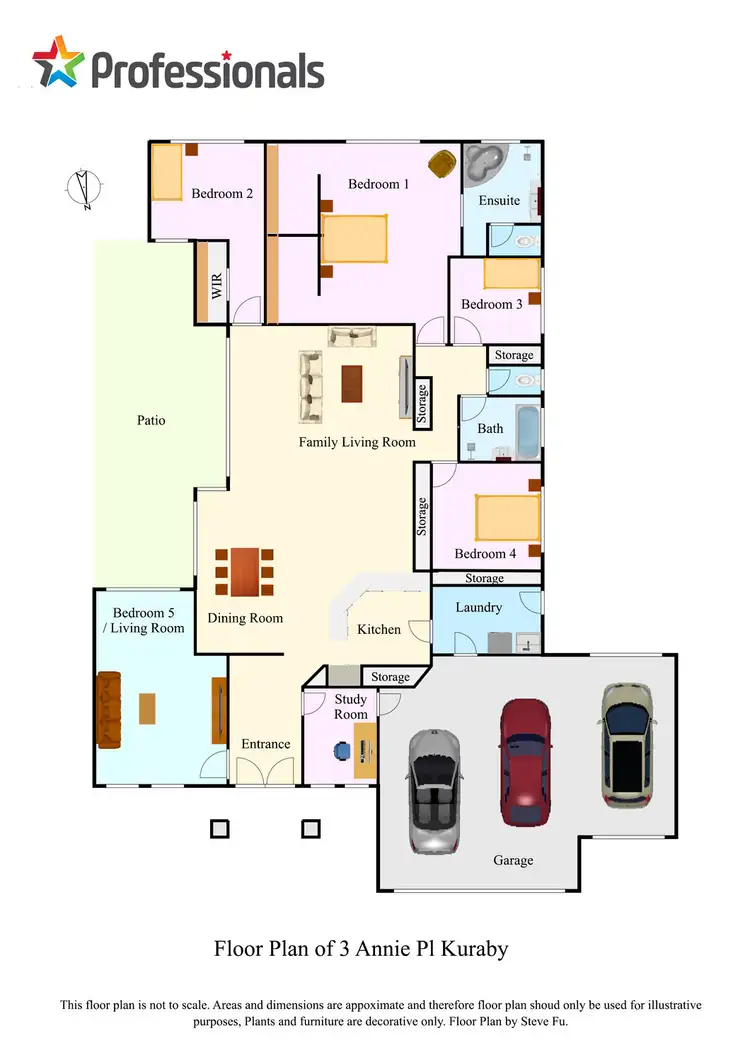 Floorplan of Homely house listing, 3 Annie Place, Kuraby QLD 4112