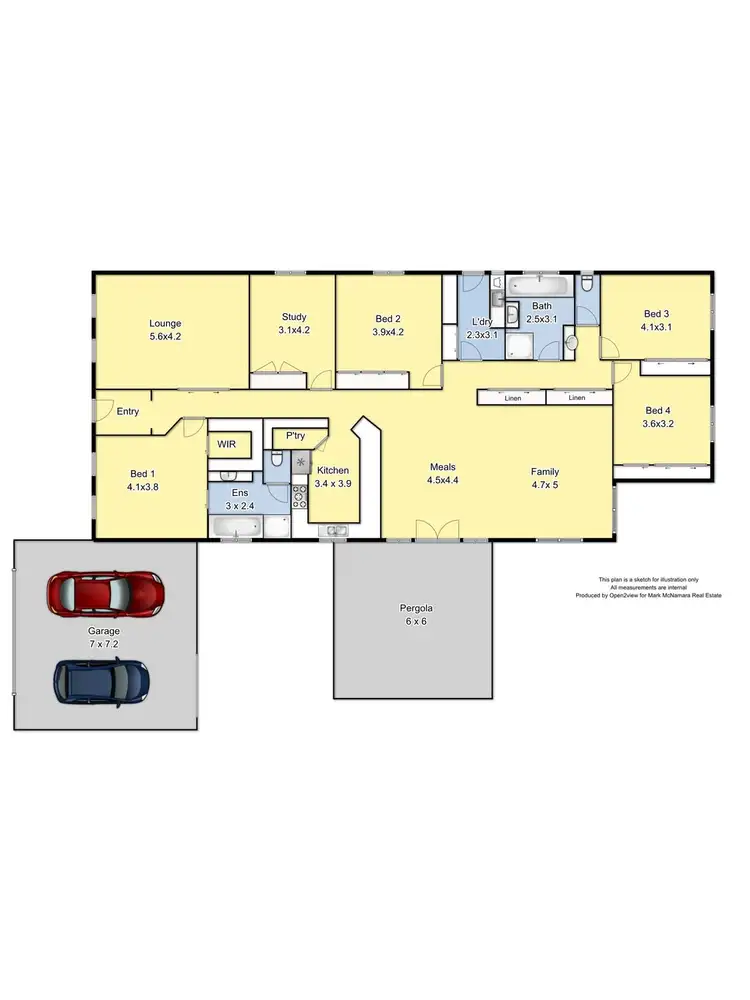 Floorplan of Homely house listing, 19 Plover Drive, Kialla VIC 3631