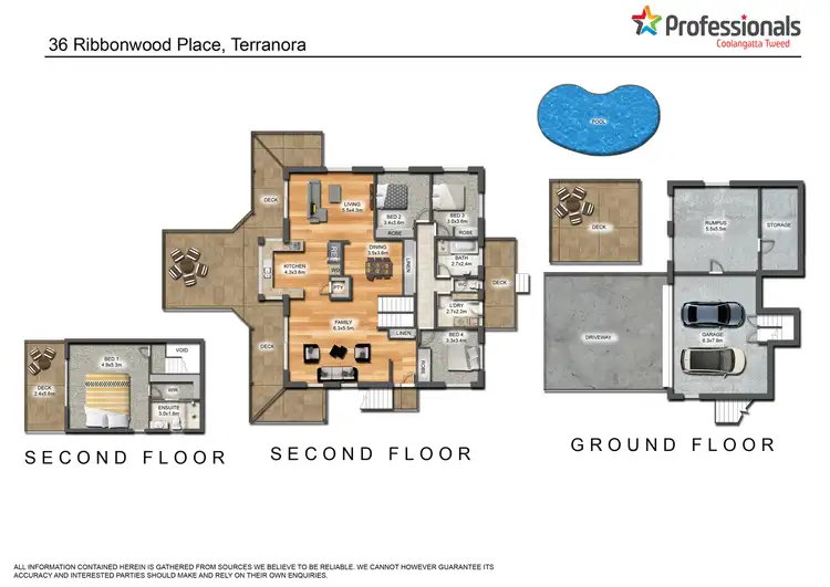 Floorplan of Homely house listing, 36 Ribbonwood Place, Terranora NSW 2486