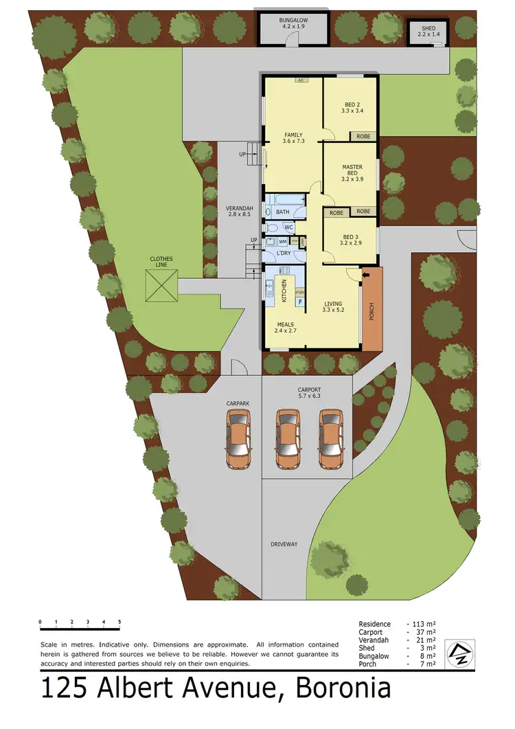 Floorplan of Homely house listing, 125 Albert Avenue, Boronia VIC 3155
