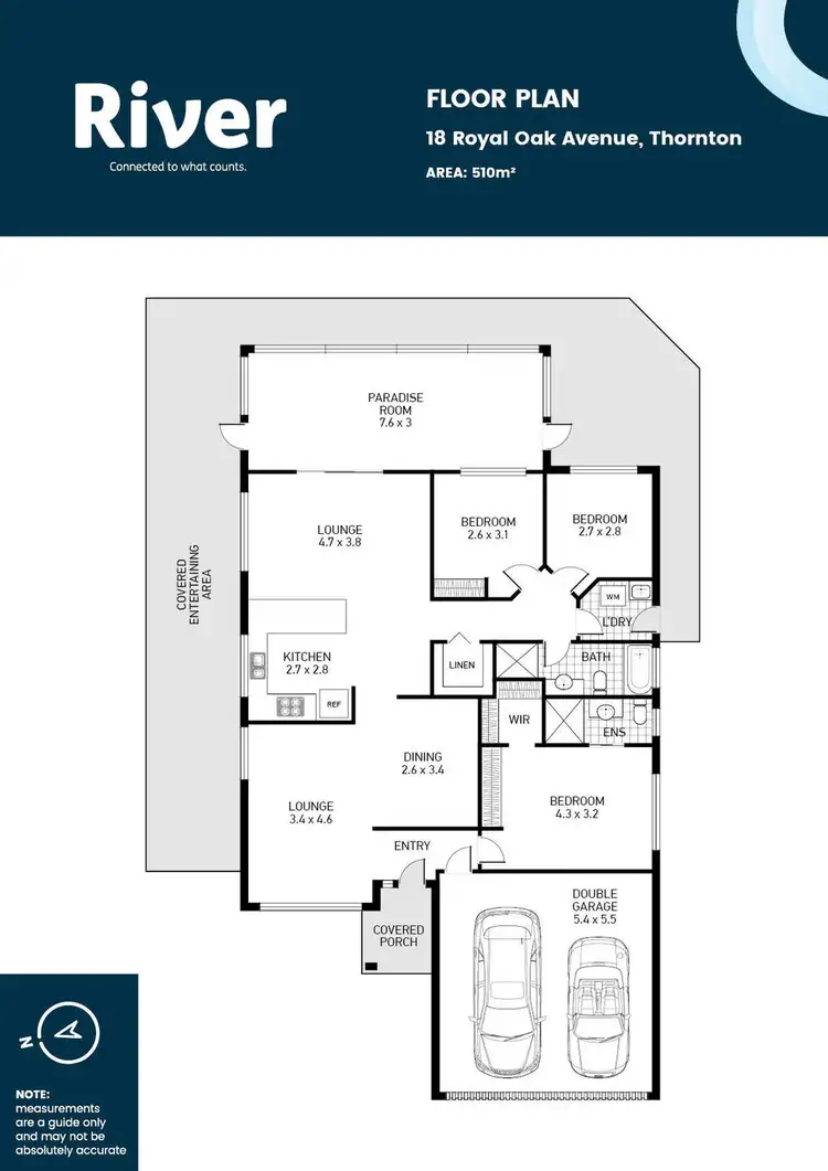 Floorplan of Homely house listing, 18 Royal Oak Avenue, Thornton NSW 2322