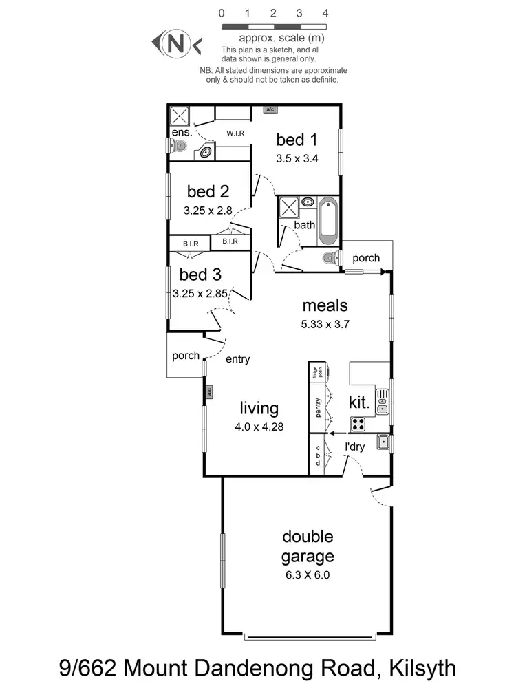 Floorplan of Homely unit listing, 9/662 Mount Dandenong Road, Kilsyth VIC 3137