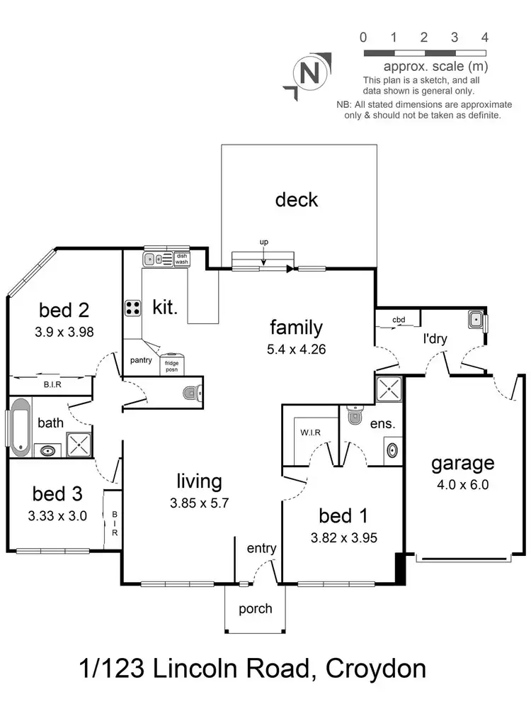 Floorplan of Homely house listing, 1/123 Lincoln Road, Croydon VIC 3136